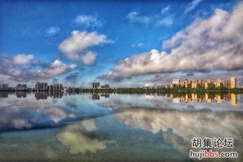 李秋菊拍《莫愁湖风光》