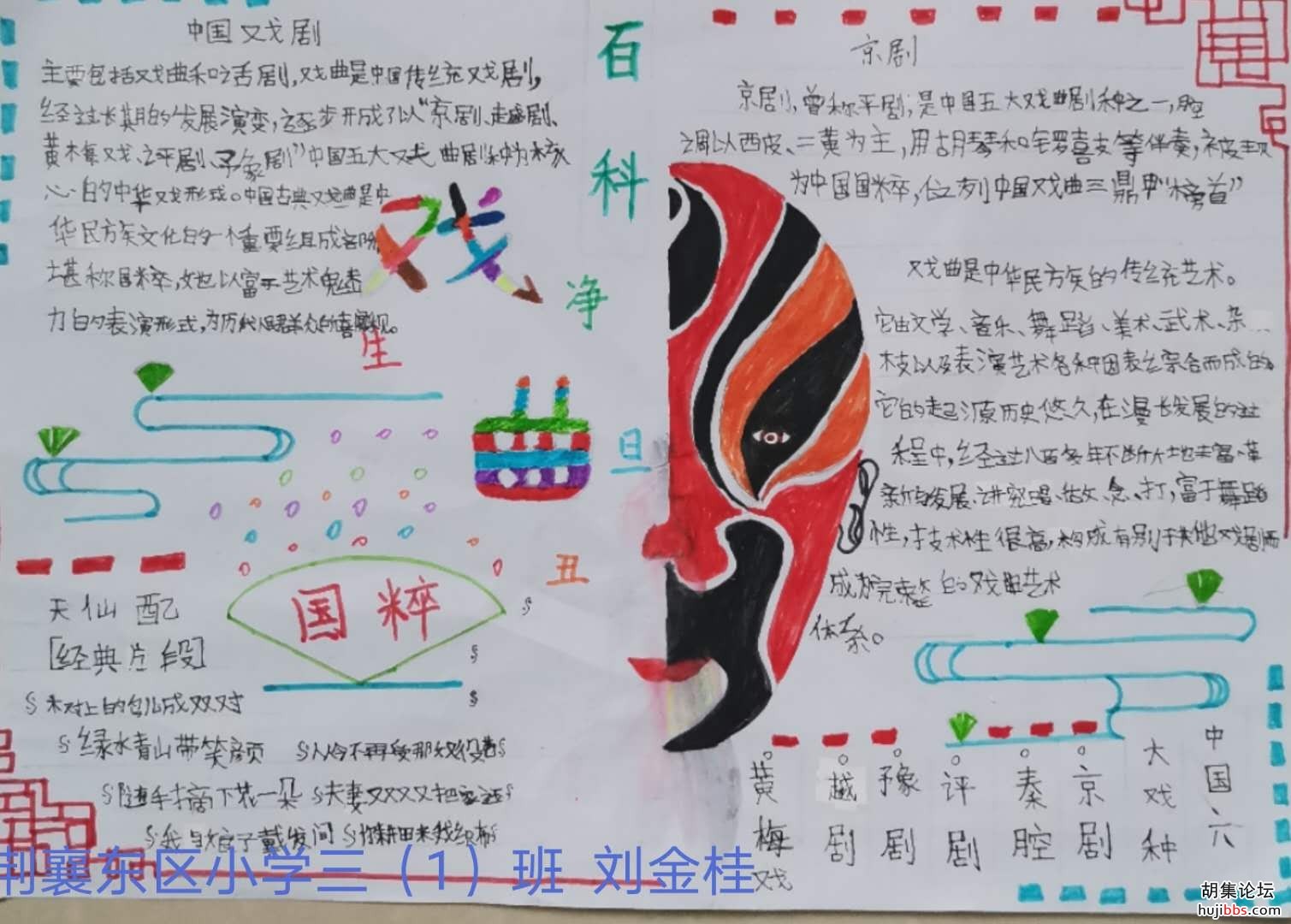 荆襄东区小学开展“传国粹 戏育人”活动