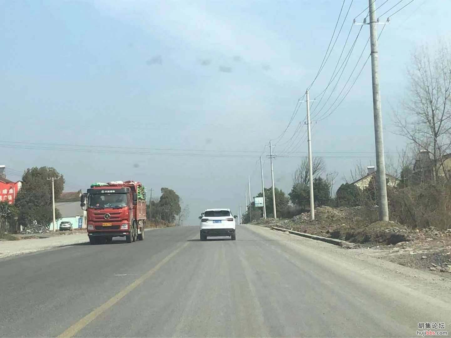 胡集207国道路段-胡集，一路随拍！2021年3月