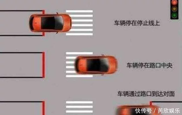 开车到路口发现闯红灯了，这时候是停还是开过去
