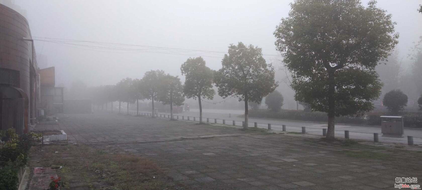 大雾下的中原磷都