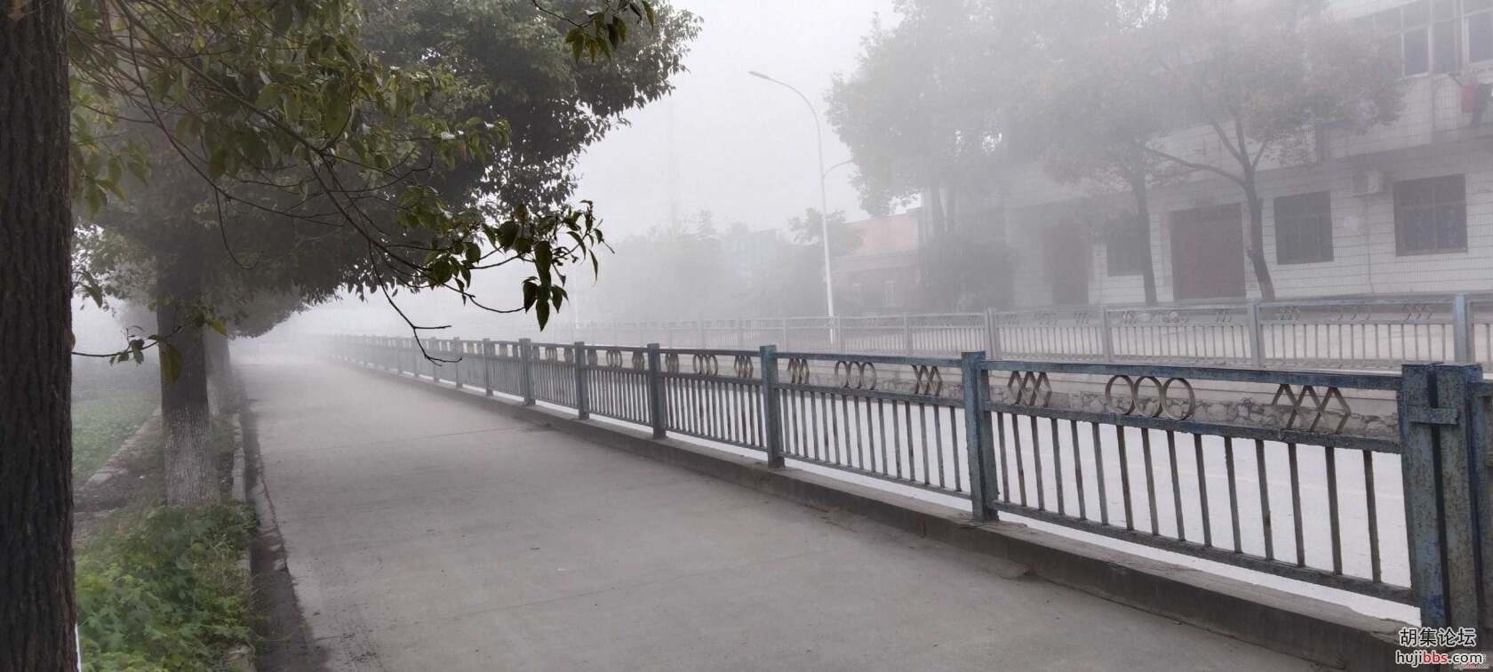 大雾下的中原磷都